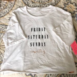 NWT Betsey Johnson Performance cropped sweatshirt